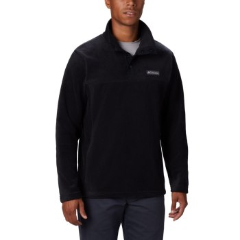 Columbia Steens Mountain Half Snap Fleece Big, Pullover Negros Para Hombre | 734819-DTN